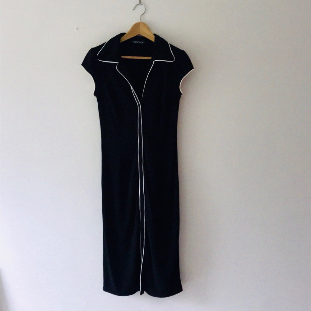 Annex Below-the-Knee Fitted Dress